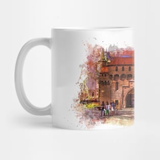 Krakow city art #krakow #cracow Mug